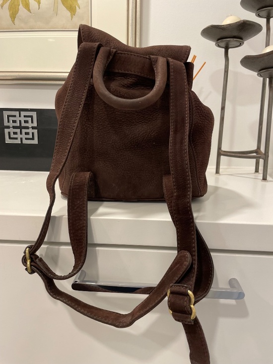 Coach Nubuck Brown Backpacks main image 9